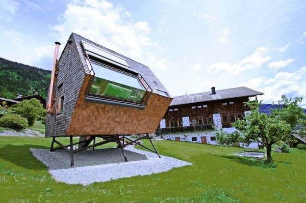 Ufogel: Compact Home Designed for Breathtaking Views of the Alps