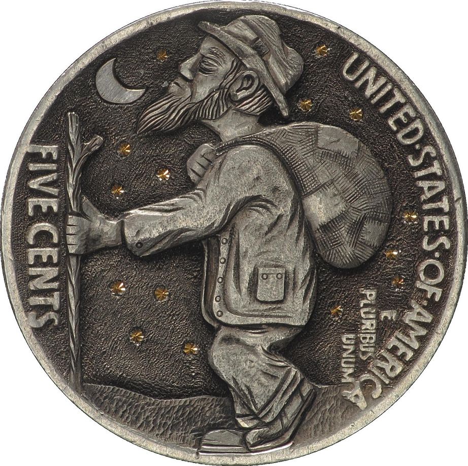 Hobo Nickels Coin Art