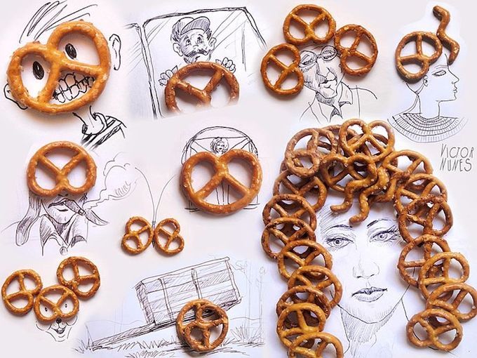Wonderful Drawings with Ordinary Objects