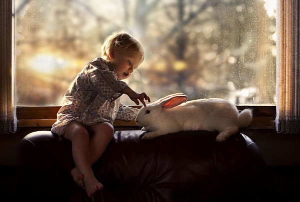 Kids and Animals by Elena Shumilova