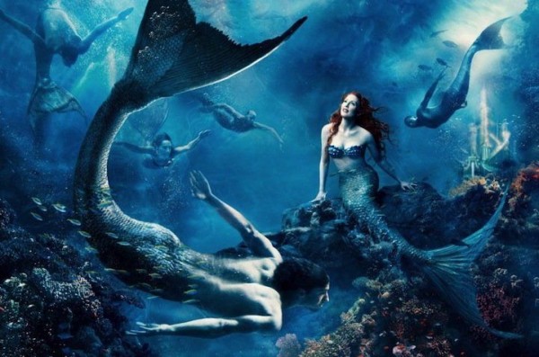 Julianne Moore as Ariel, and Michael Phelps male mermaid