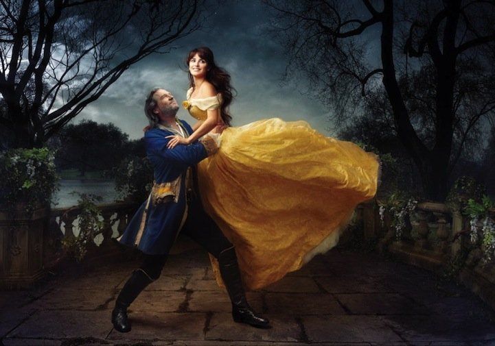 Penelope Cruz and Jeff Bridges in Beauty and the Beast