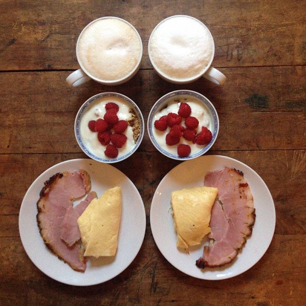Perfectly Pleasing Symmetrical Breakfasts