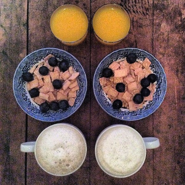 Perfectly Pleasing Symmetrical Breakfasts