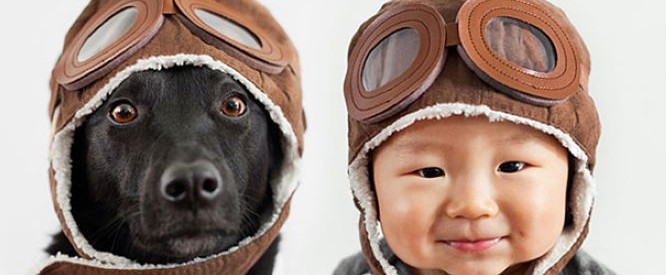 Woman Takes Most Adorable Portraits of Her Son and Rescue Dog