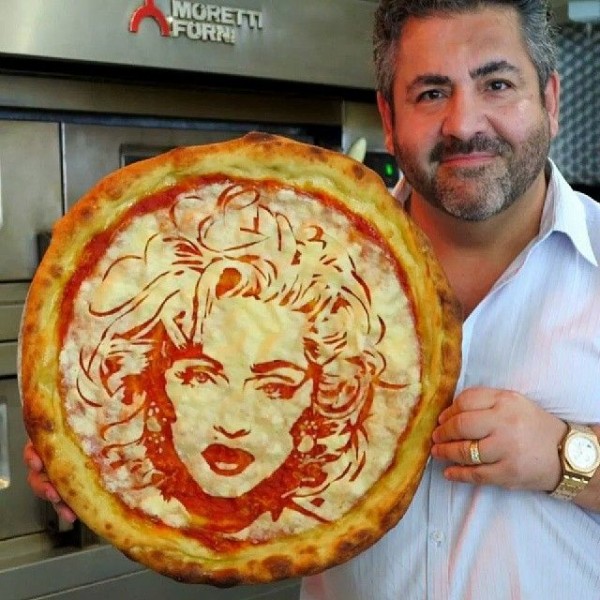 Pizza Artist Domenico Crolla Serves Tasty Celebrity Portraits