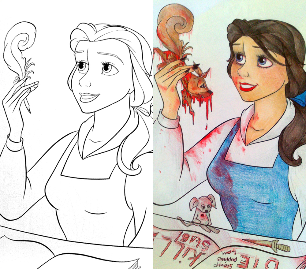 28 Awful Corruptions In Coloring Books That Will Give Your Kids Nightmares