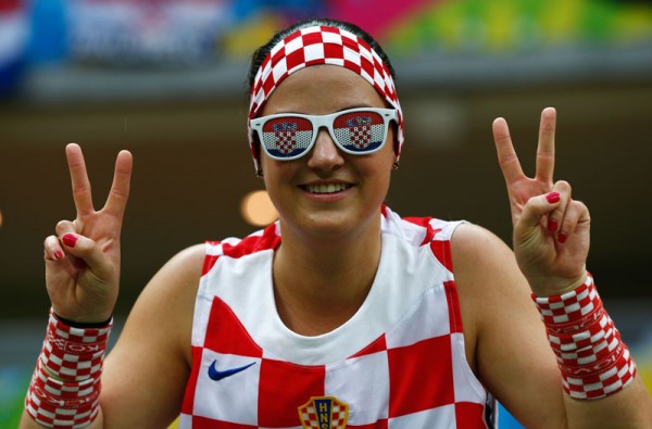 Croatian Women Soccer Fan