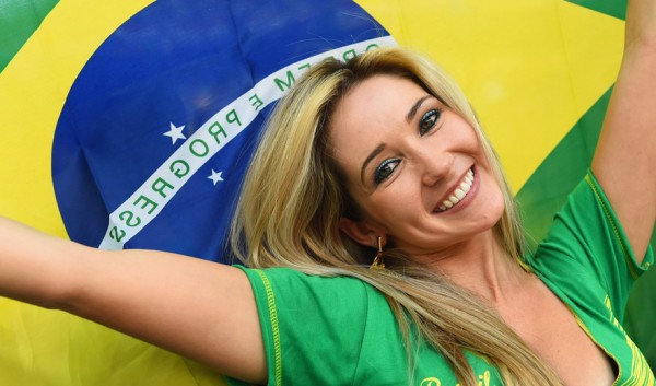 Sexy Brazilian Soccer Fan
