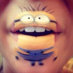 Laura Jenkinson Incredibly Paints Famous Cartoon Charachters On Her Mouth and Chin To Make You Smile