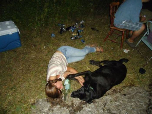 drunk women