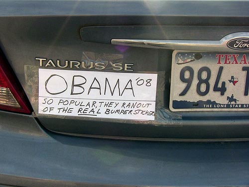 obama bumper sticker