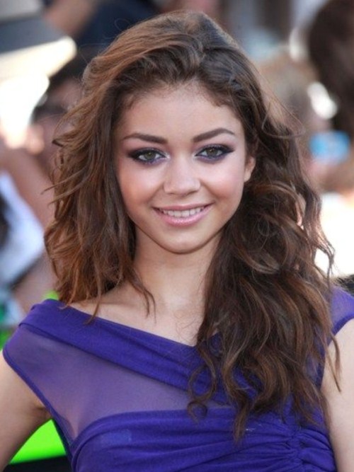 sarah hyland hair color and style