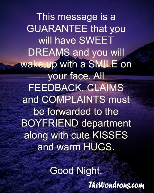 good night quotes sms