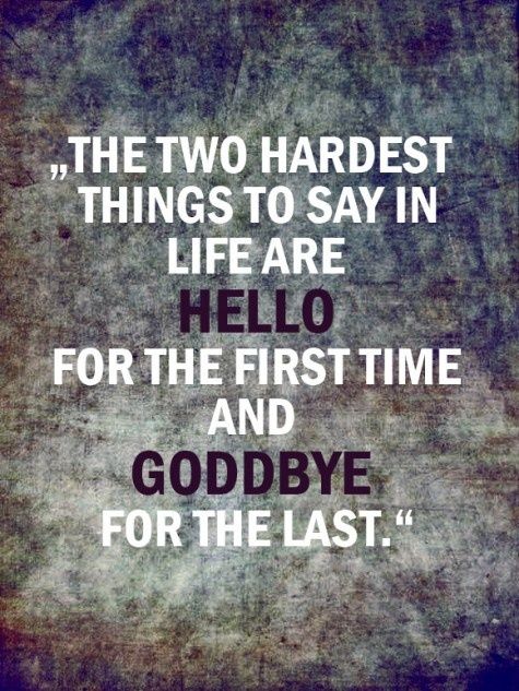 saying goodbye quotes