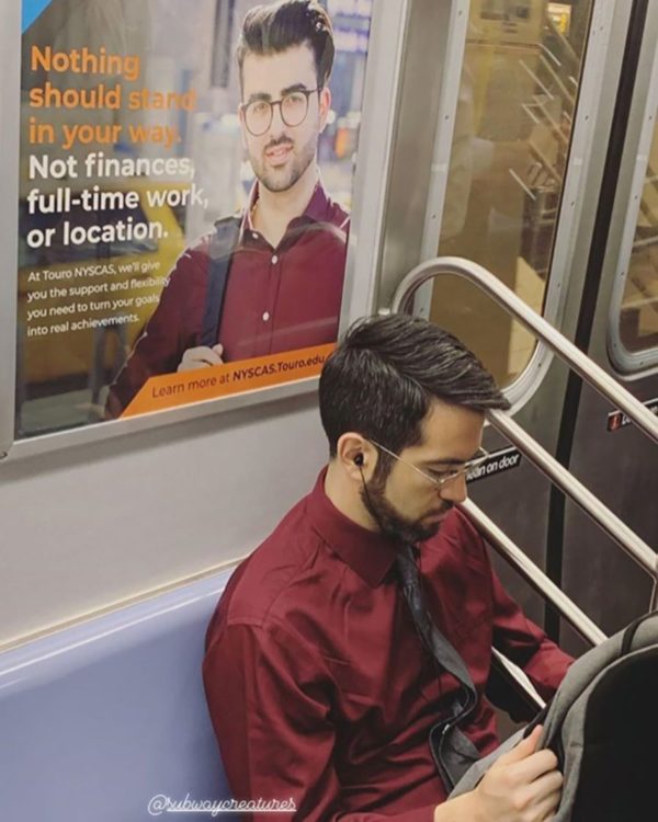 When Passengers Become Living Advertisements in the Metro