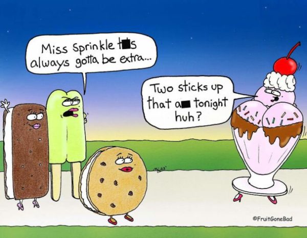 Naughty Fruit Comics from 'Fruit Gone Bad'