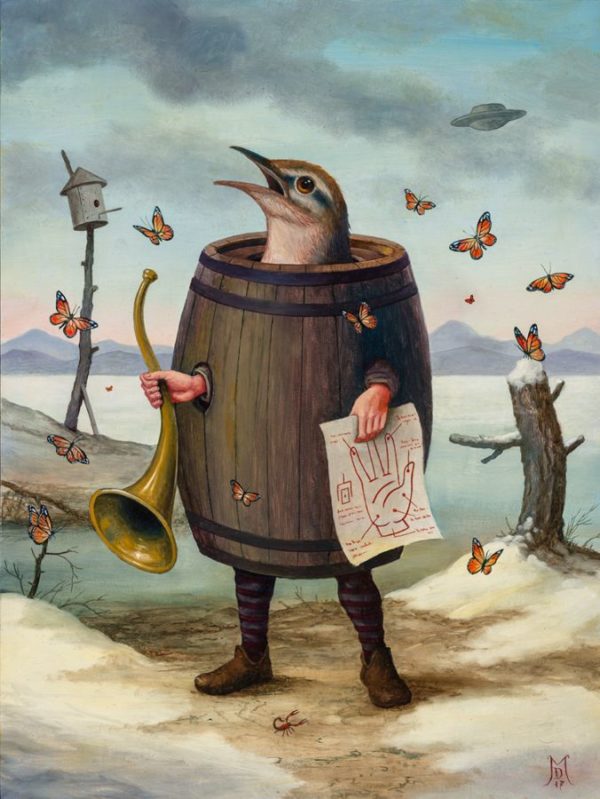 The Wonderful Intricate Surrealist Paintings by Mike Davis