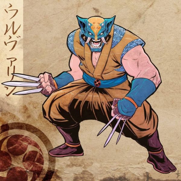 Wolverine Artist Imagines 35 Japanese Feudal Style X-Men Characters Where Samurai Warriors Meet Superheroes