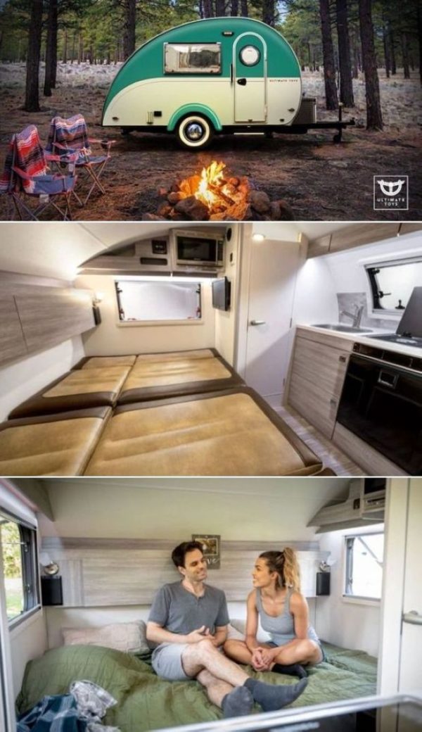 Camping Trailer Embracing Nature with Comfort