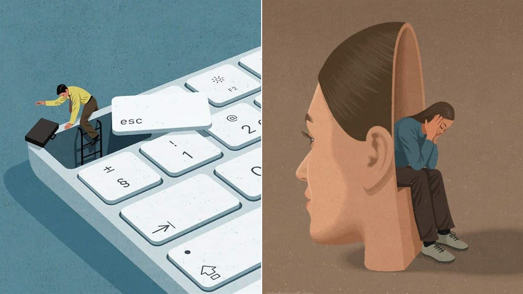 John Holcroft’s Brilliant Illustrations Denounce The Excesses Of The Modern World