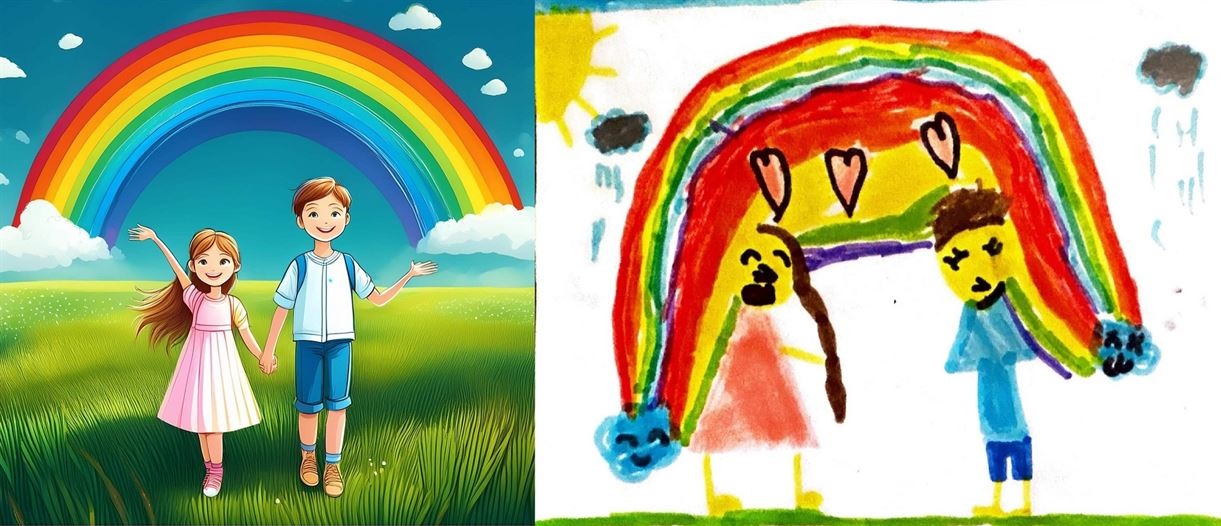 10 Children’s Drawings Transformed Into Masterpieces Using Adobe’s Firefly AI