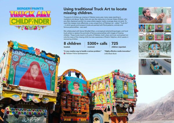 Creatively Decorated Trucks To Find Missing Children of Pakistan