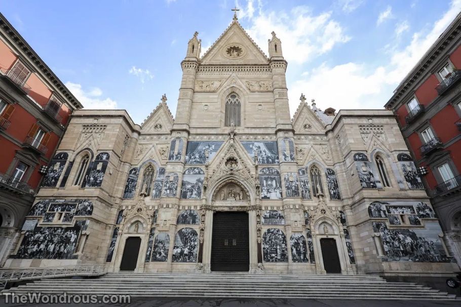 JR Brings Naples to Life with 600-Person Photo Collage on Cathedral