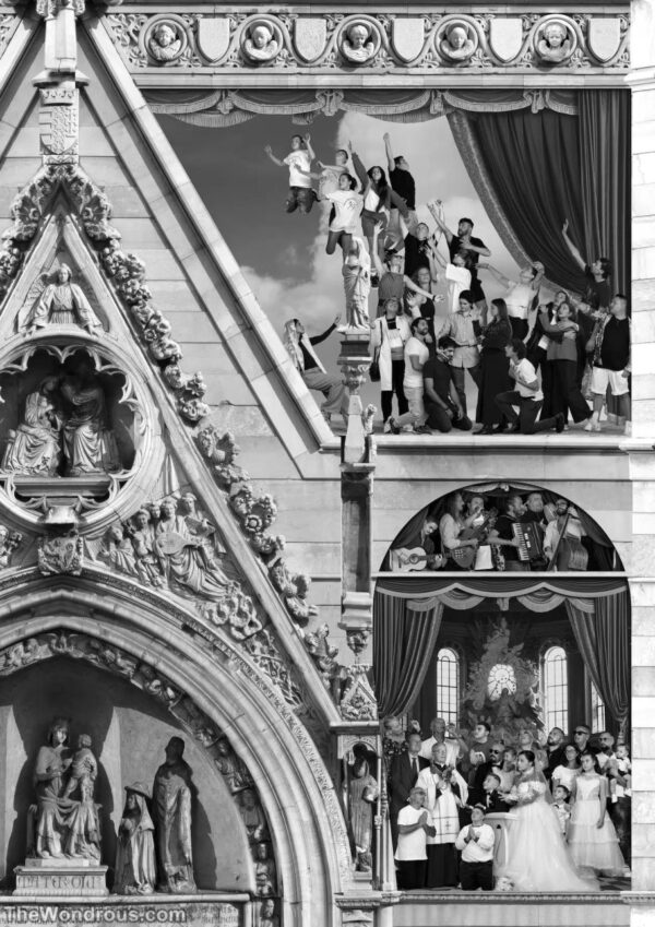 JR Transforms Naples Cathedral with 600 Portraits