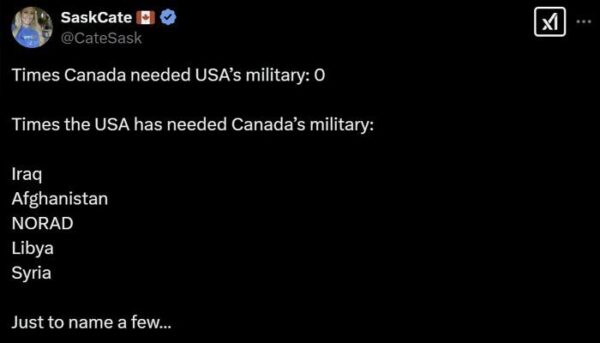The U.S. Will No Longer Provide Military Protection Unless Canada Becomes The 51st State